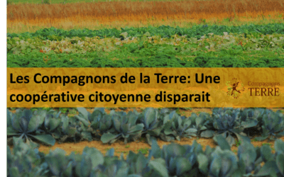 La SCRLFS Les Compagnons de la Terre met fin à ses activités