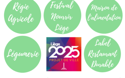 Les projets de Ville Liège 2025 en lien avec l’alimentation durable à soutenir