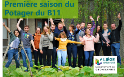 Première saison pour le potager du B11 de l’Université de Liège