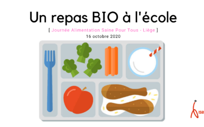 Commandez un menu bio avec ISoSL pour la journée Alimentation Saine Pour Tous 16/10