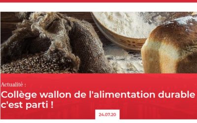 La CATL prend part au nouveau Conseil Wallon de l’Alimentation Durable