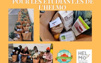 Distribution de paniers solidaires et locaux pour les étudiant.es de HELMo, en association avec la CATL