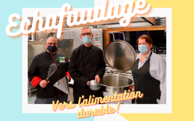 Echafaudage en route vers l’alimentation durable dans les écoles liégeoises !