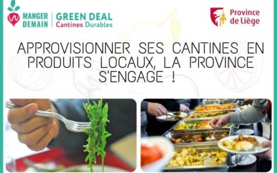 Des produits locaux et sains dans les cantines : la Province de Liège s’engage !