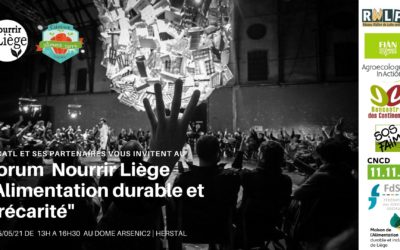 Participez au Forum Nourrir Liège 2021 : pour réfléchir à la thématique « Précarité et alimentation durable »