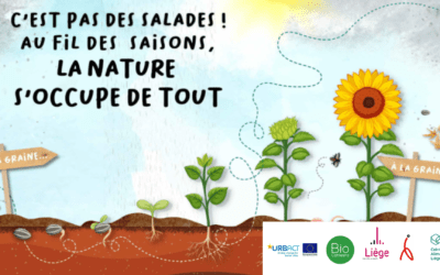 Des panneaux didactiques pour sensibiliser les élèves liégeois à l’alimentation durable avec Biocanteens