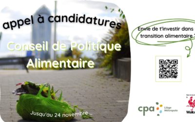 Participez à la transition alimentaire de votre territoire : postulez pour faire partie du Conseil de Politique Alimentaire de Liège Métropole (jusqu’au 24/11)