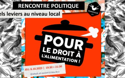 Rencontre politique pour le droit à l’alimentation à Liège avec le collectif TempoColor