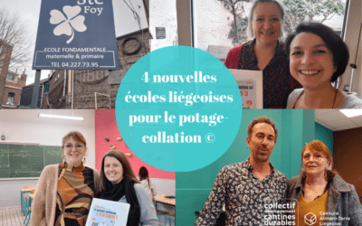 Quatre nouvelles écoles liégeoises participent au programme potage-collation© du CDCD avec la CATL
