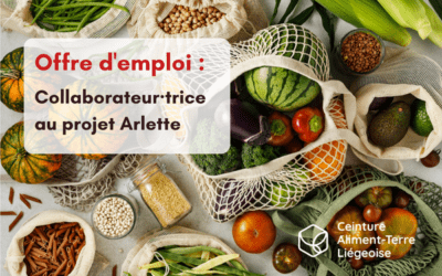 OFFRE D’EMPLOI : un collaborateur/une collaboratrice au développement du projet « Arlette » (formation et accompagnement en circuits courts)