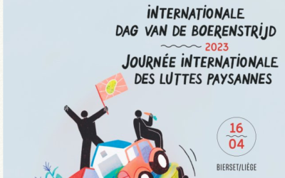 Journée Internationale des Luttes paysannes : retrouvons nous à Bierset pour défendre les terres avec le Resap dans le cadre du festival Nourrir Liège 16/04