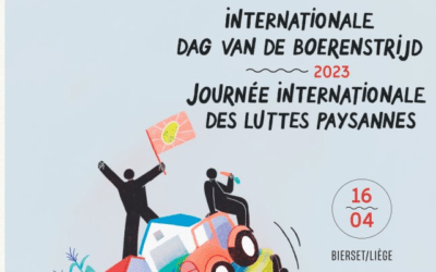 Journée Internationale des Luttes paysannes : retrouvons nous à Bierset pour défendre les terres avec le Resap dans le cadre du festival Nourrir Liège 16/04