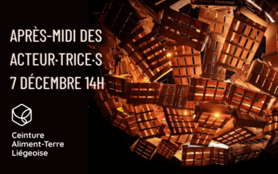 Invitation à une après-midi de rencontre des acteurs et actrices de la transition alimentaire en région liégeoise pour les 10 ans de la CATL le 7/12