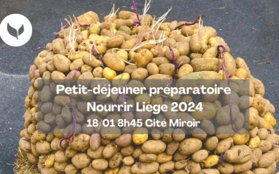 Rejoignez les partenaires du festival Nourrir Liège 2024 : retrouvons nous autour d’un petit déjeuner local le 18/01