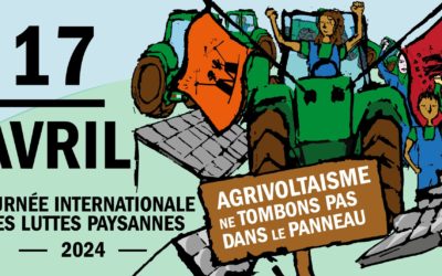 Mobilisation avec le Resap pour la Journée Internationale des Luttes Paysannes le 17 avril