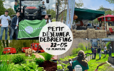 Petit Déjeuner Debriefing Nourrir Liège et Campus 2024 à la Menuiserie le 22/05