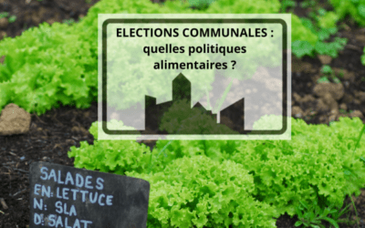 Élections communales : les plaidoyers et memorandums pour une alimentation durable sur nos territoires