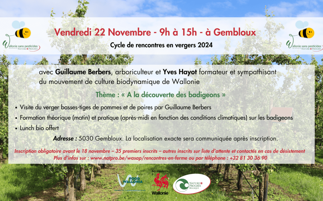 🌳 Formation : À la découverte des badigeons dans les vergers ! 🍏