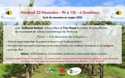 🌳 Formation : À la découverte des badigeons dans les vergers ! 🍏