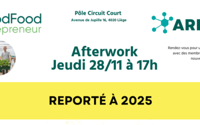 Afterwork pour les entrepreneurs en alimentation durable