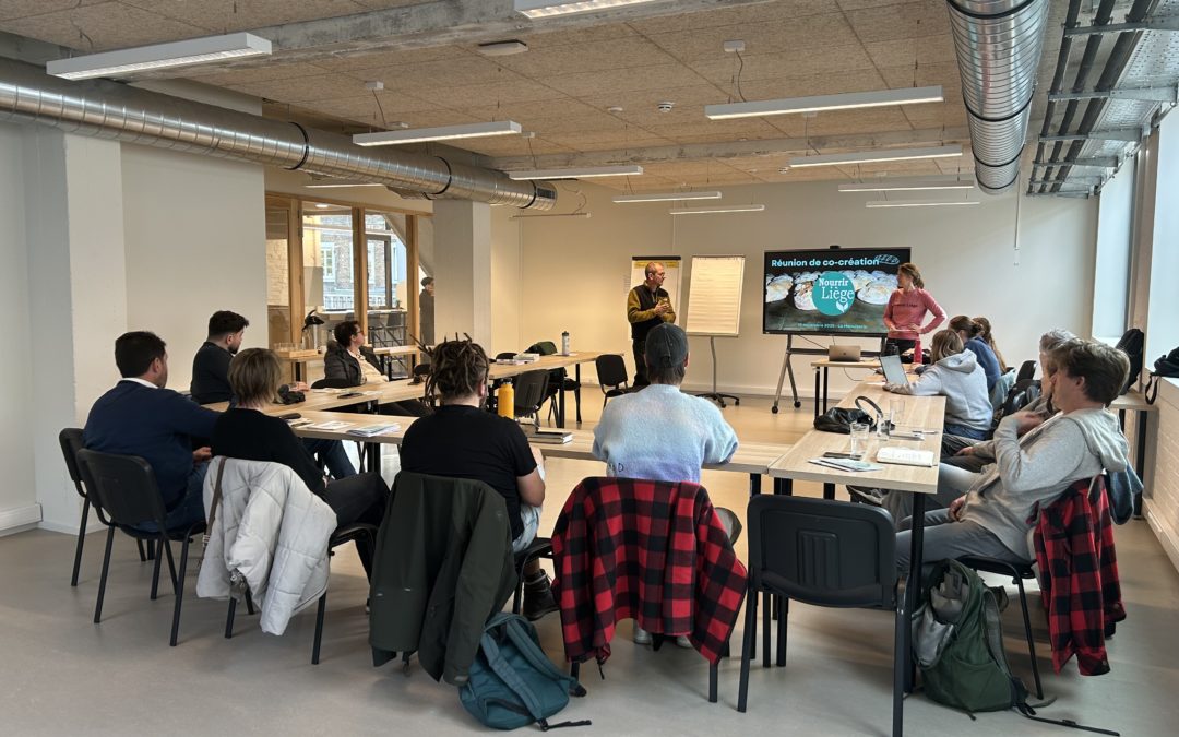 Réunion de co-création autour du pain pour Nourrir Liège