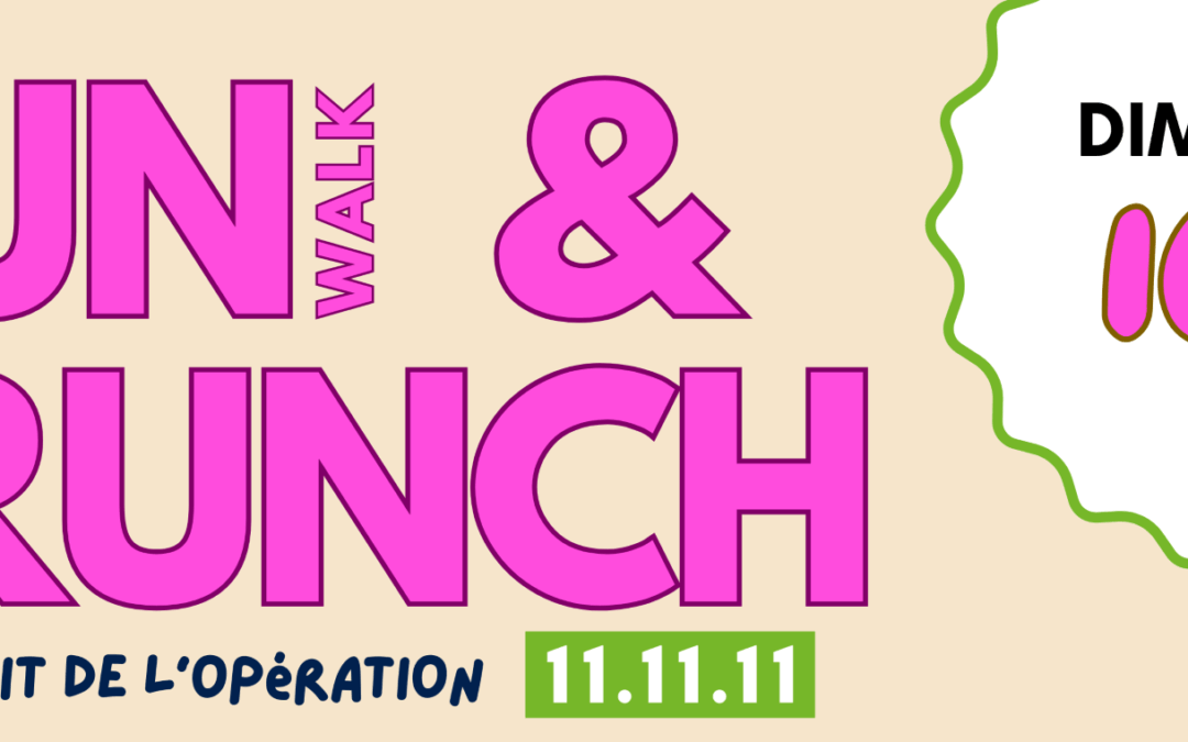 Run/Walk & Brunch solidaire à Froidthier au profit de l’Opération 11.11.11